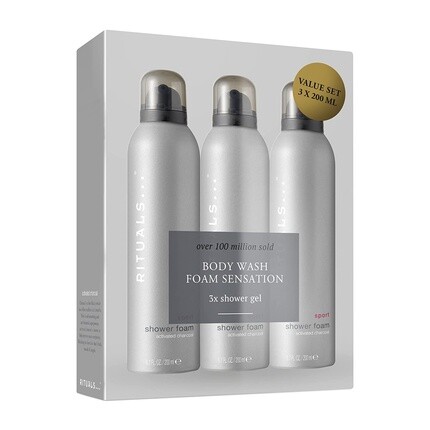 

Спортивная пена для душа Value Pack 3X220 мл, Rituals