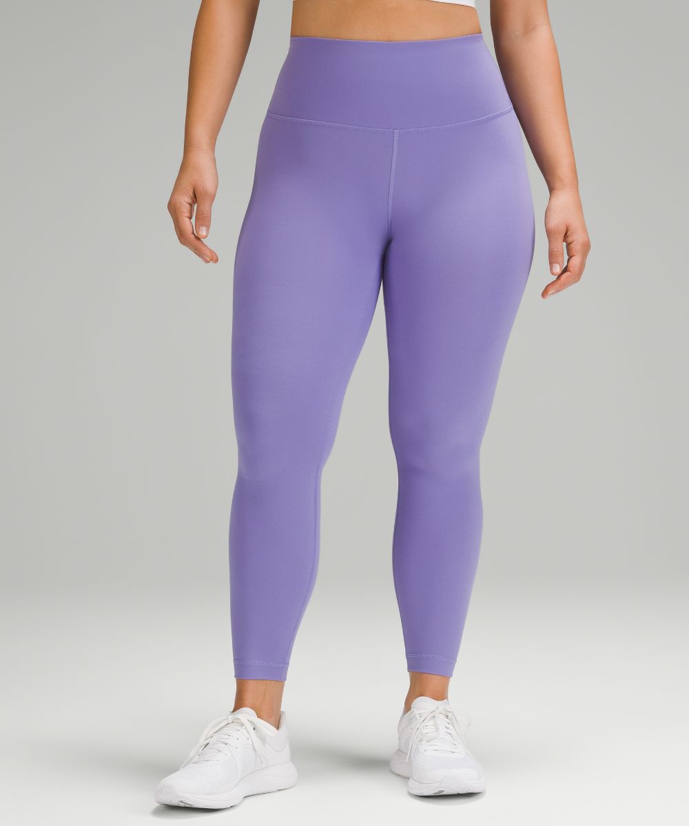 

Леггинсы Wunder Train Contour Fit с высокой посадкой Lululemon, лавандовый