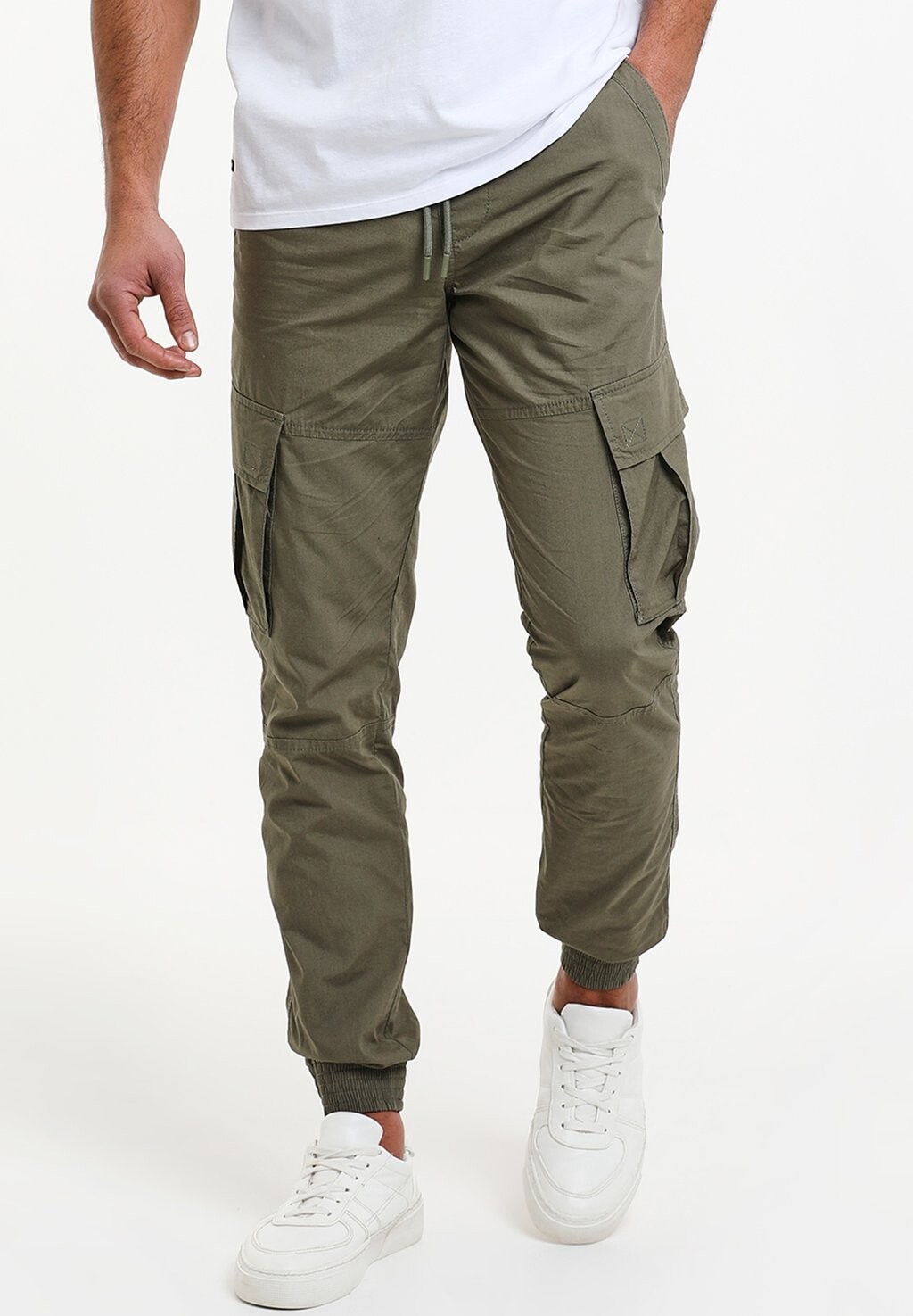 

Брюки карго PRINCE Threadbare, цвет khaki