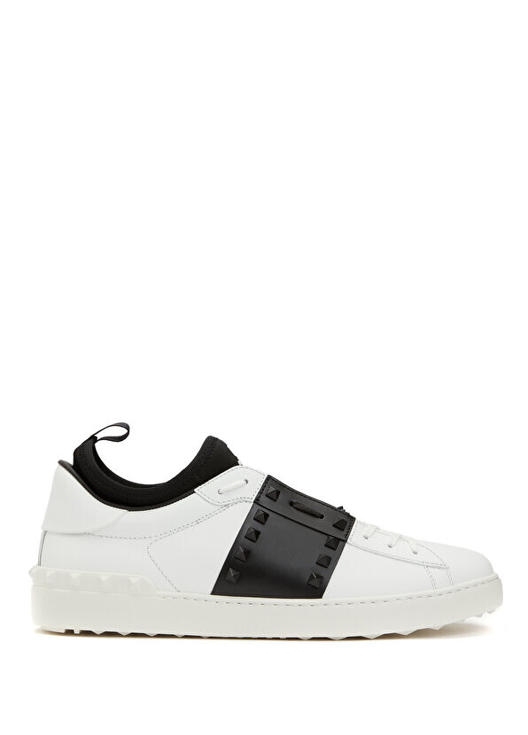 

Rockstud бело-черные мужские кожаные кроссовки Valentino Garavani