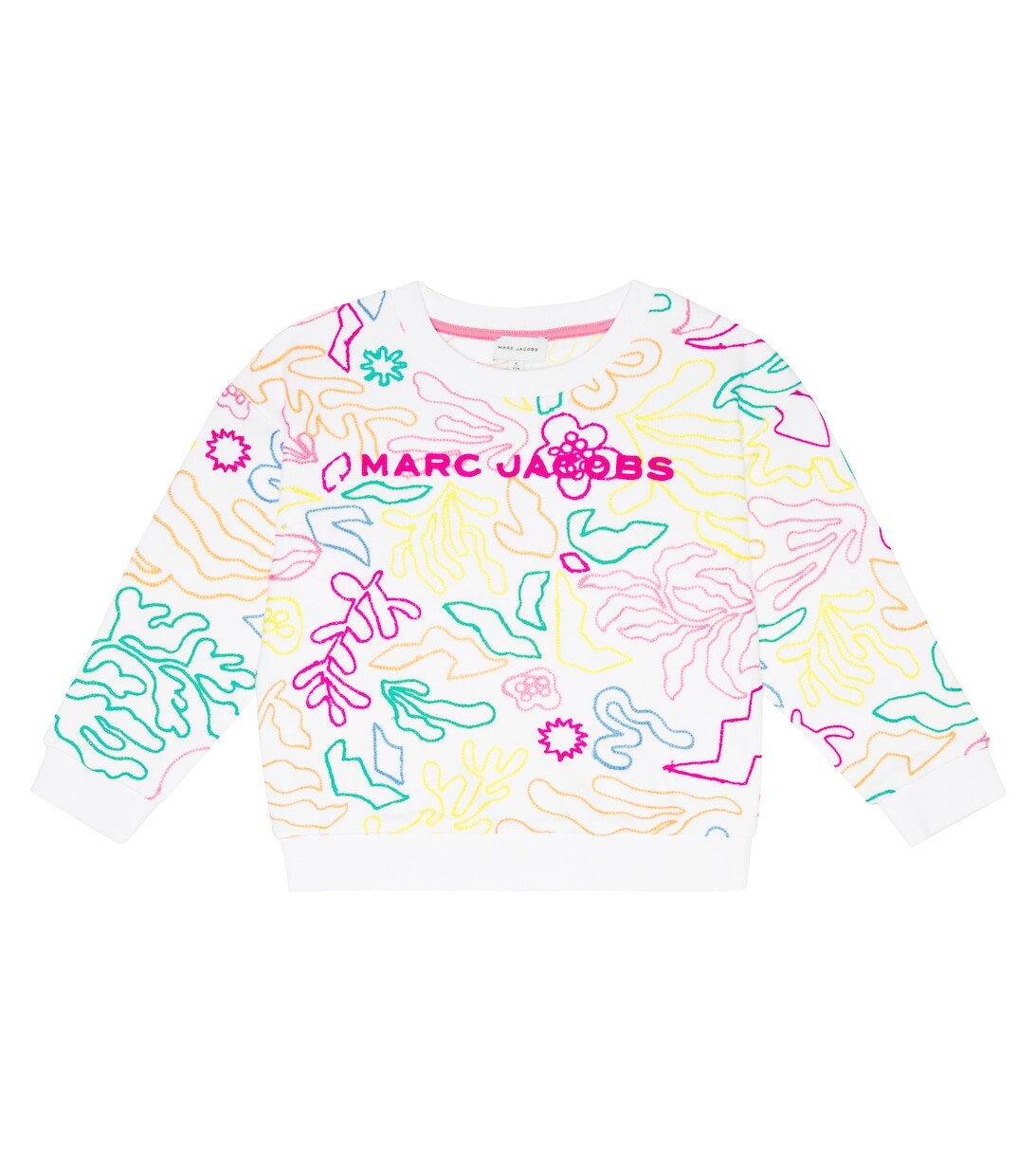 

Хлопковая толстовка с вышивкой Marc Jacobs, разноцветный