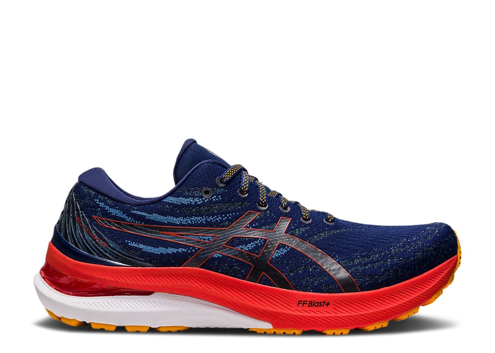 

Кроссовки ASICS Gel Kayano 29 2E Wide 'Deep Ocean Cherry Tomato', синий