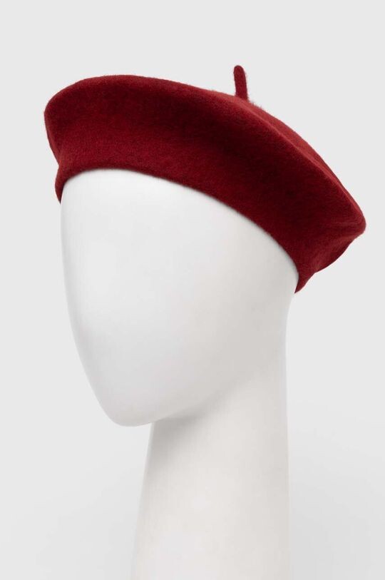 

Шерстяной берет Answear Lab, бордовый