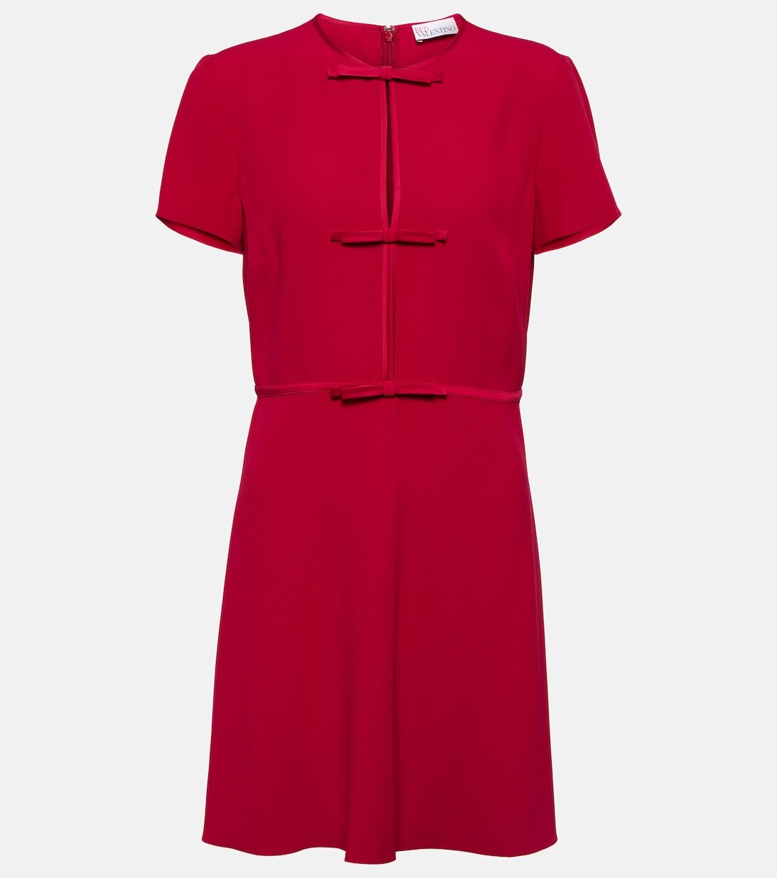 

Украшенное мини-платье REDVALENTINO, красный