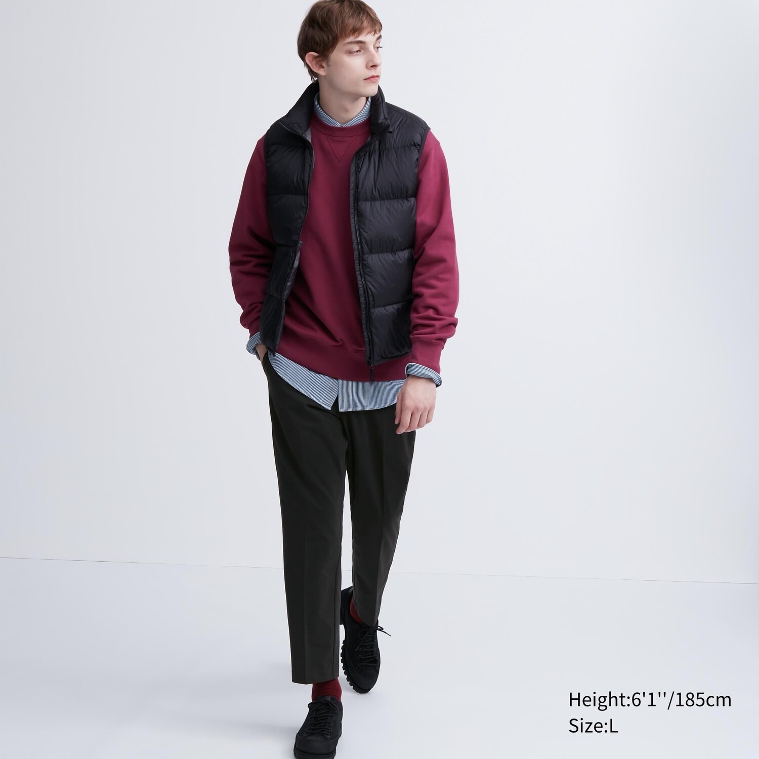 

Брюки UNIQLO smart ultra до щиколотки, черный