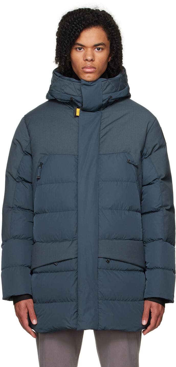

Темно-синяя пуховая куртка Parajumpers Hikari, Синий