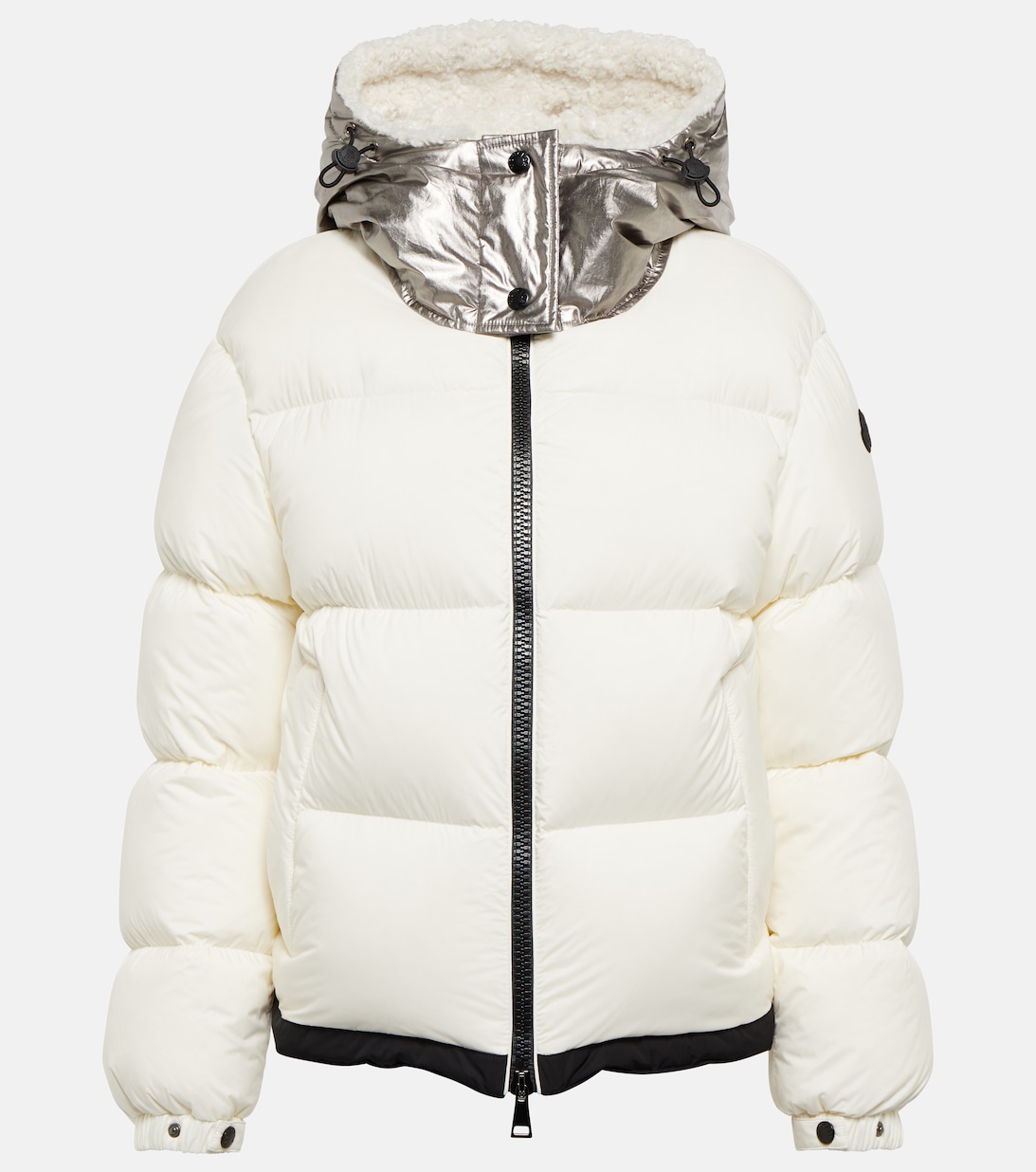 

Пуховик Bufonie с капюшоном MONCLER, белый