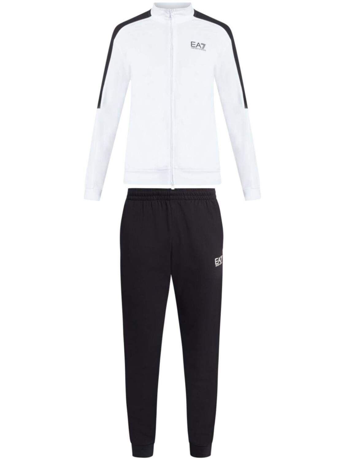 

Ea7 Emporio Armani хлопковый спортивный костюм с логотипом, черный
