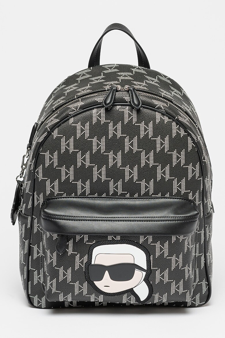 

Рюкзак Ikonik из экокожи с логотипом Karl Lagerfeld, черный