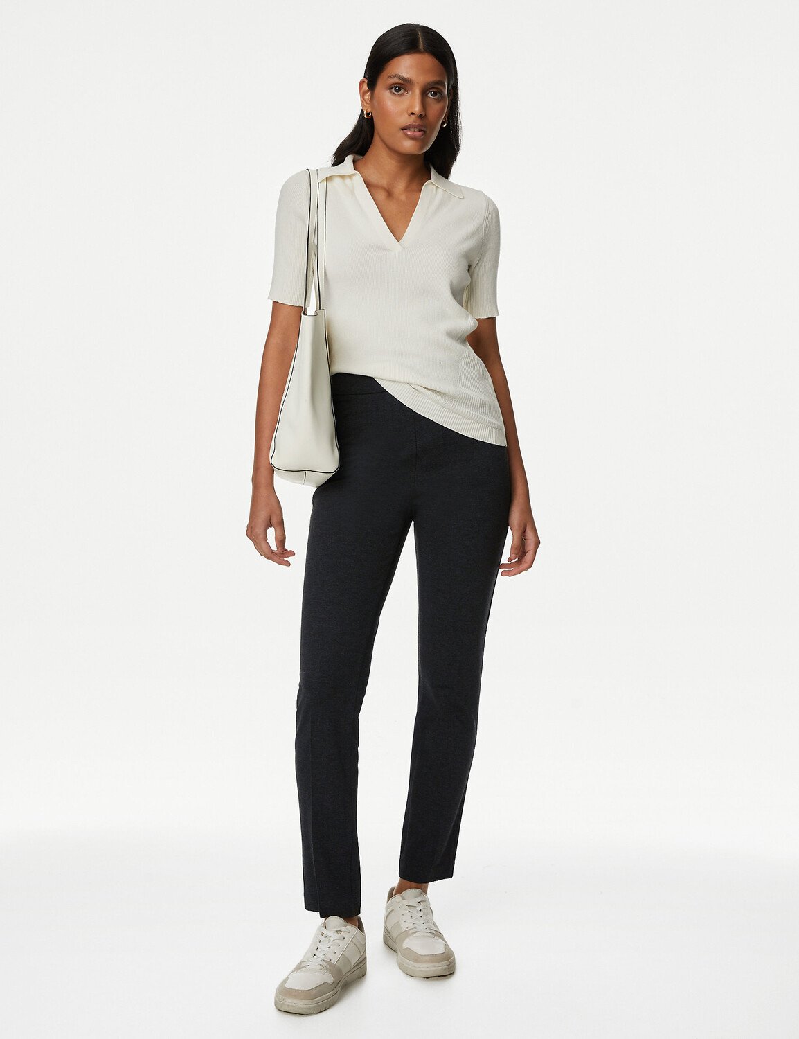 

Узкие брюки Grazer из джерси до щиколотки Marks & Spencer