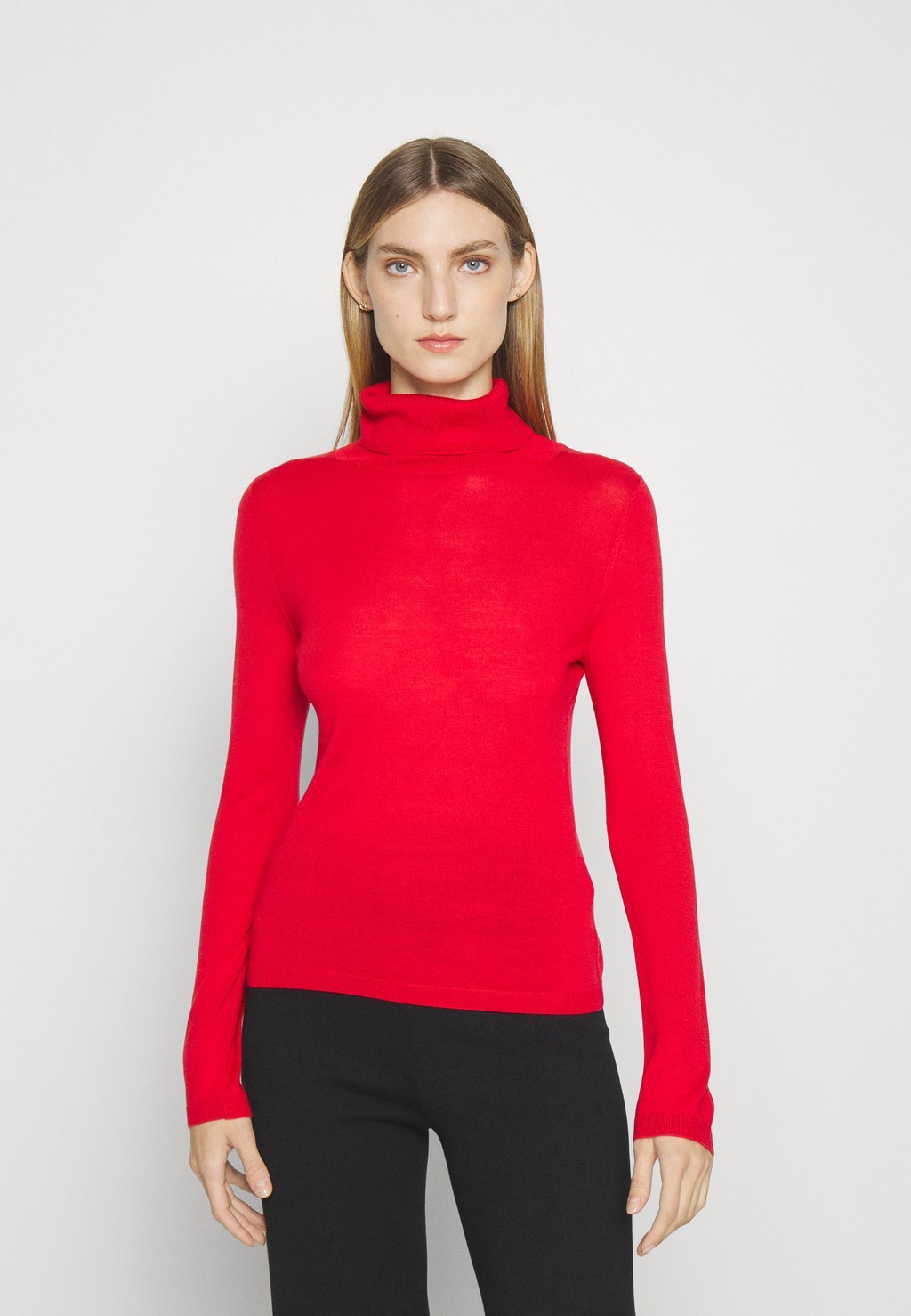 

Свитер РОЛЛНЕК FTC Cashmere, красный