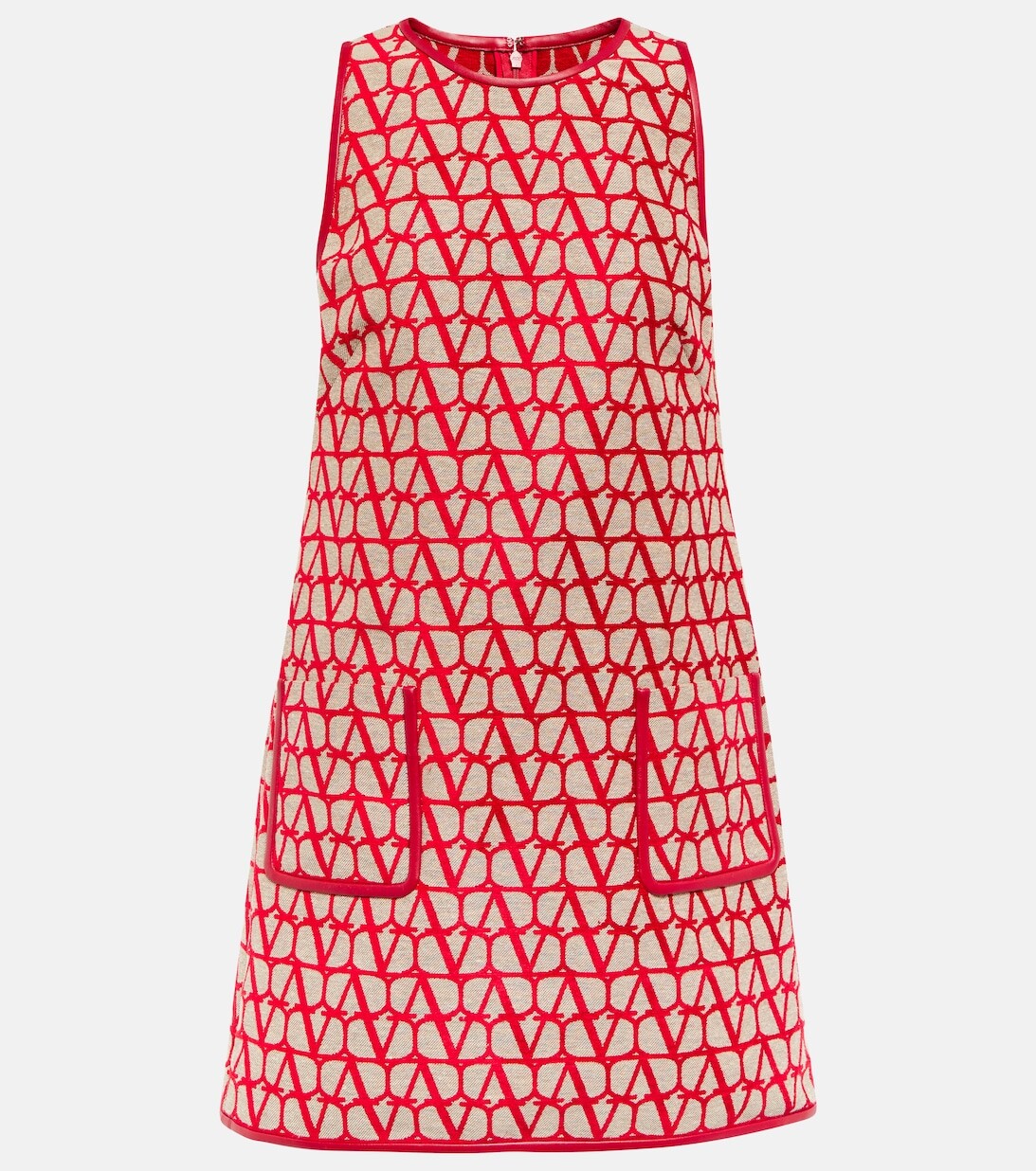 

Мини-платье Toile Iconographe VALENTINO, бежевый