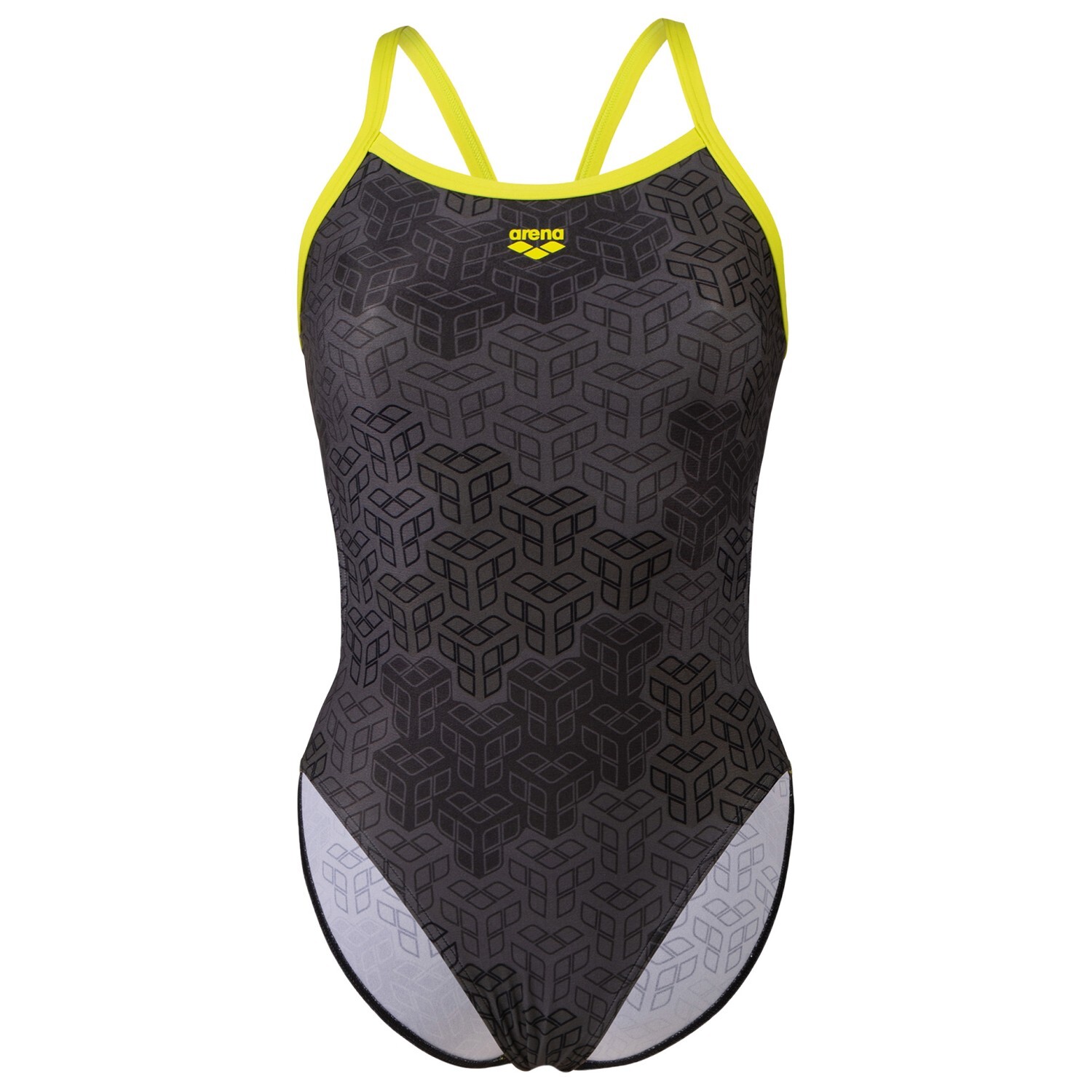 

Купальник Arena Women's Camo Kikko Swimsuit Challenge Back, цвет Soft Green/Black Multi