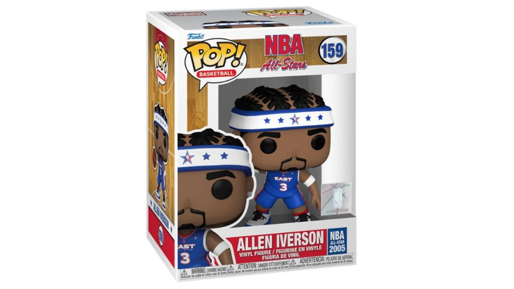 Funko - Pop! NBA: Legends Аллен Айверсон (2005), винил фигурка funko pop nba legends magic johnson blue all star uni1991