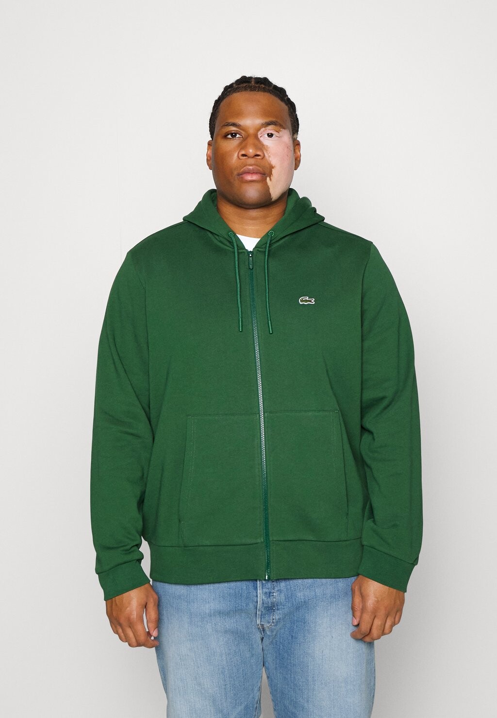 

Толстовка на молнии Lacoste, зеленый