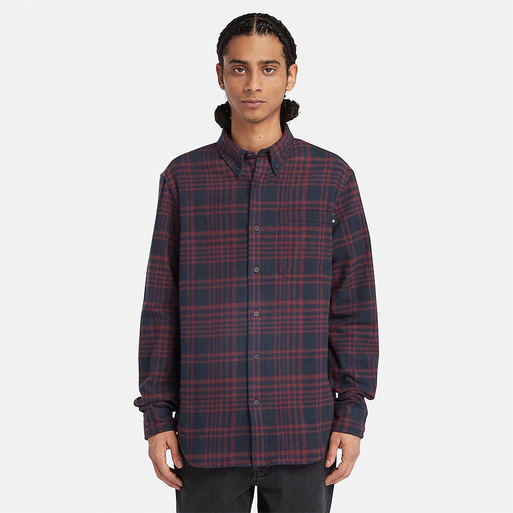 

Рубашка с длинным рукавом Timberland Heavy Flannel Check, фиолетовый