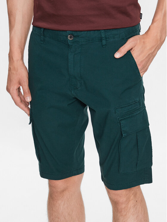 Тканевые шорты свободного кроя S.Oliver, зеленый