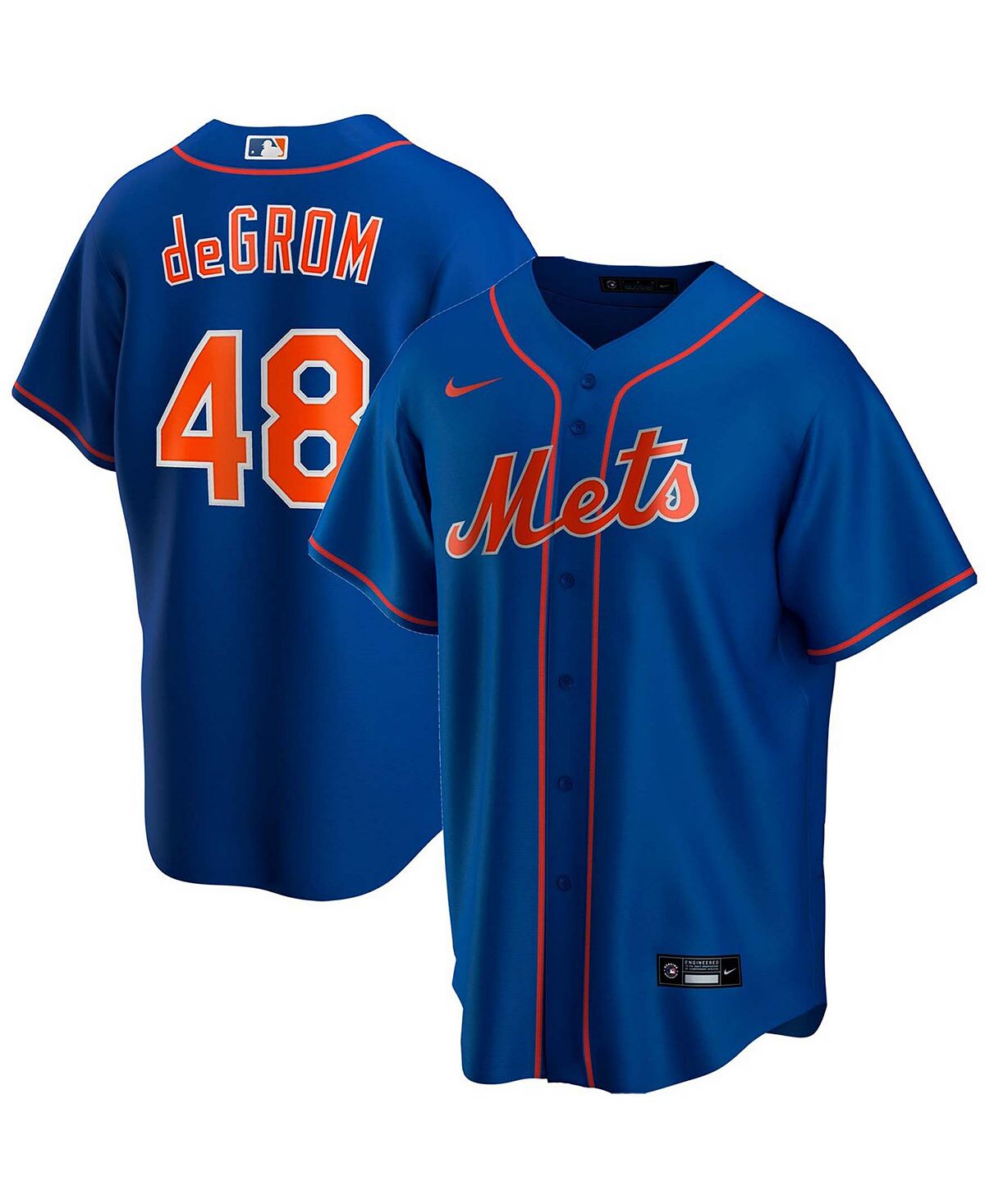 

Мужская футболка с альтернативной копией имени игрока Jacob Degrom Royal New York Mets Nike