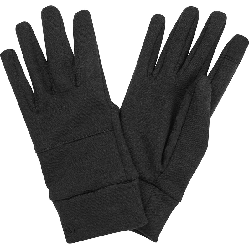 Перчатки Flatiron с подкладкой Artilect, черный черные кожаные перчатки с сенсорным экраном и манжетой борг asos