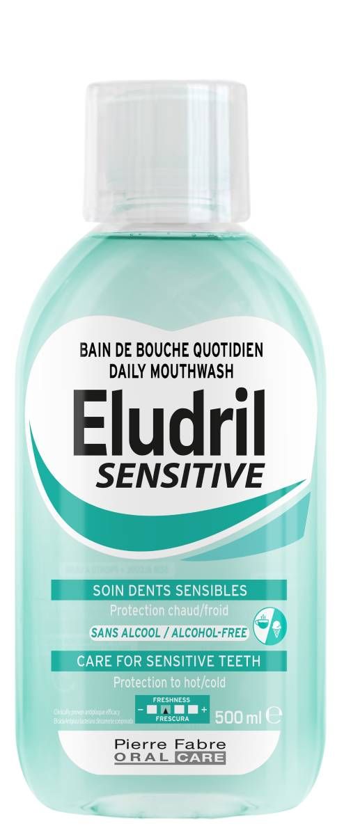 Eludril Sensitive жидкость для полоскания рта, 500 ml цена и фото