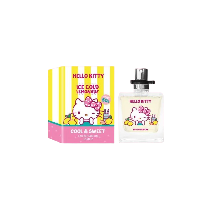 цена Детская туалетная вода Ice Cold Lemonade Cool & Sweet Eau de Parfum Hello Kitty, 15 ml