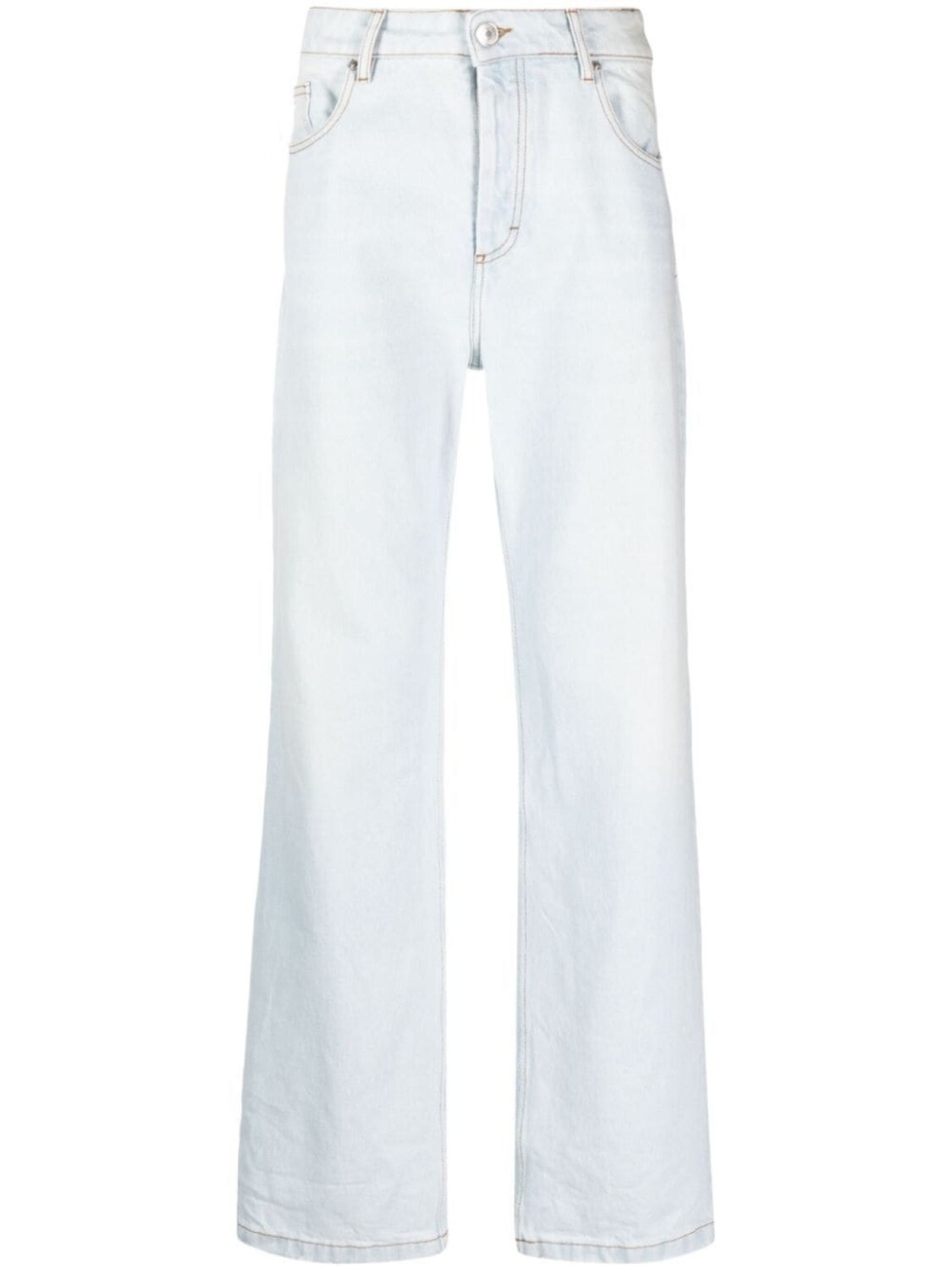 

AMI Paris джинсы Straight Fit, синий