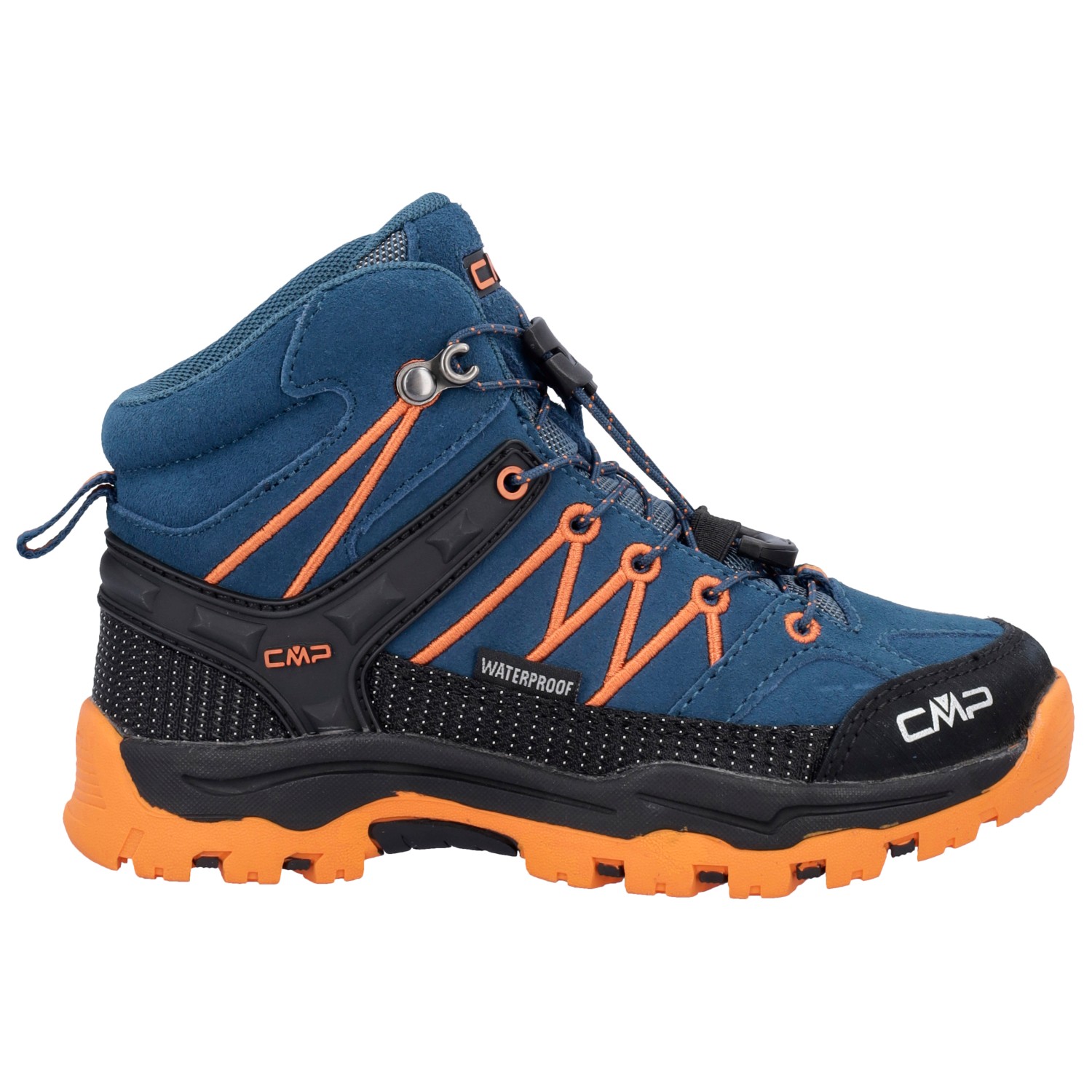 Ботинки для прогулки Cmp Kid's Rigel Mid Trekking Shoes Waterproof, цвет Bluesteel/Flame