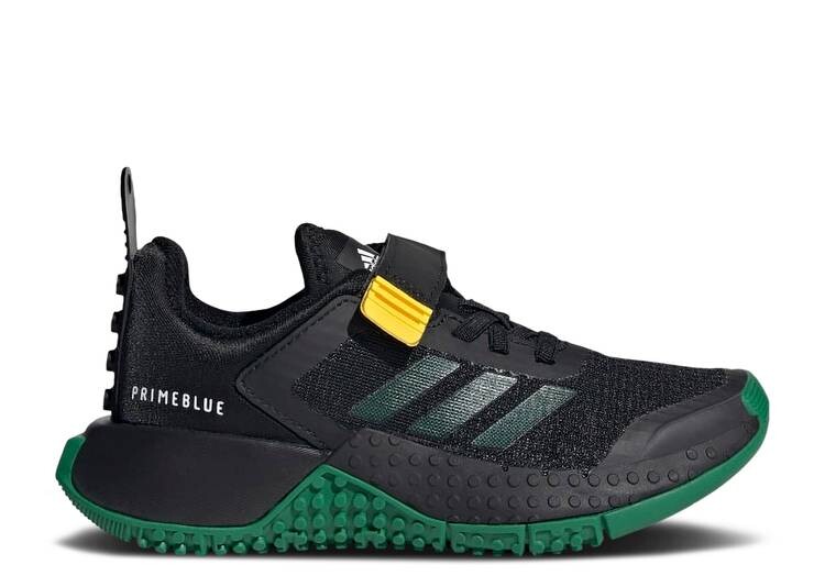 

Кроссовки Adidas LEGO X SPORT J 'BLACK GREEN', черный