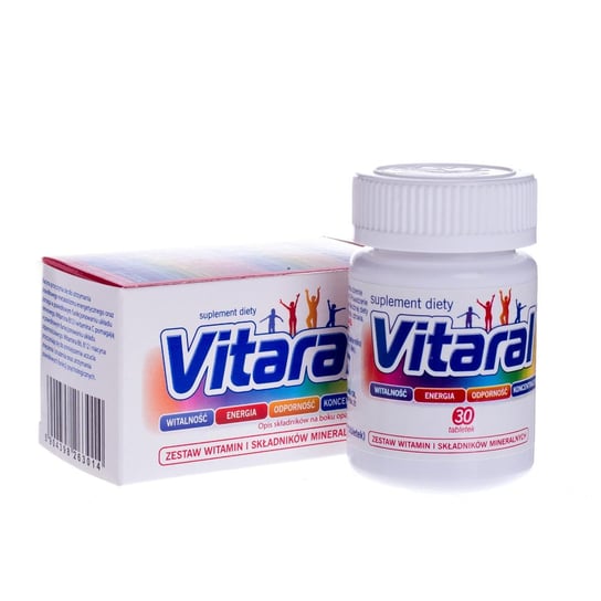 Vitaral, набор витаминов и минералов, 30 таблеток