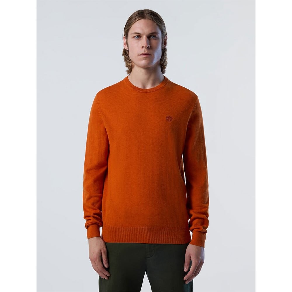 

Свитер North Sails 12GG Knitwear Crew Neck, оранжевый