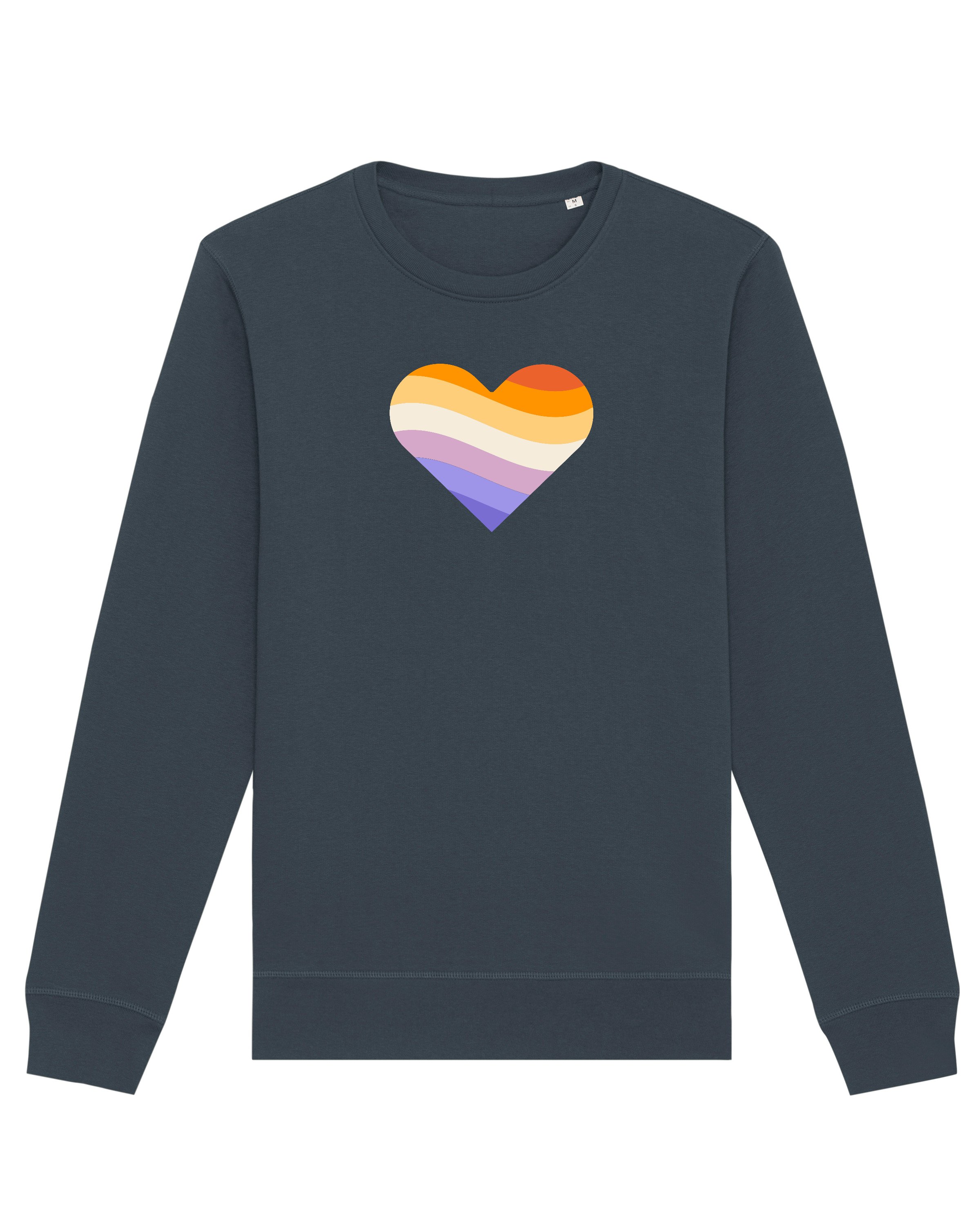 

Толстовка wat Apparel Rainbow Heart, цвет India Ink Grey