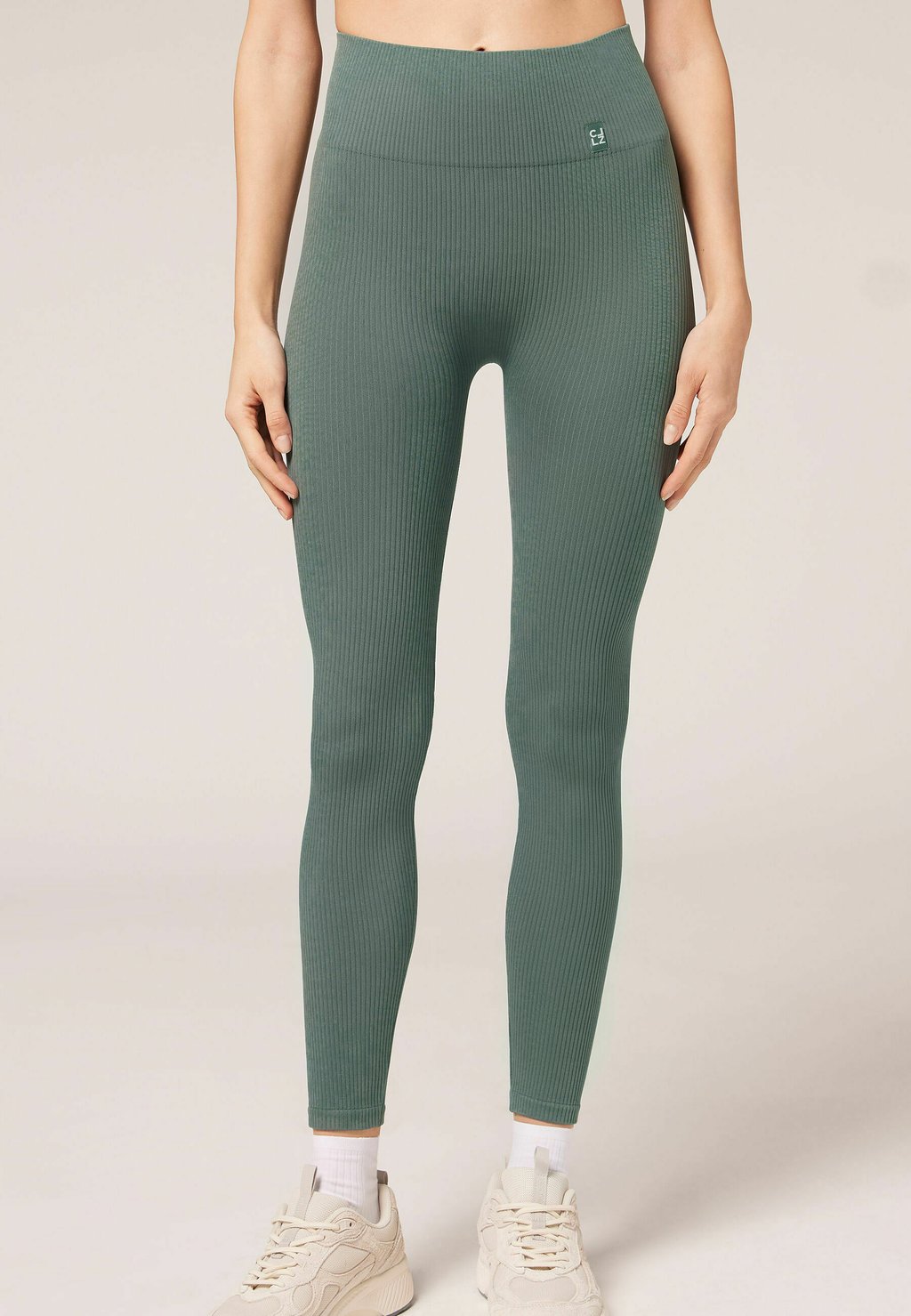 

Леггинсы SEAMLESS-FEIN Calzedonia, цвет grun verde quarzo