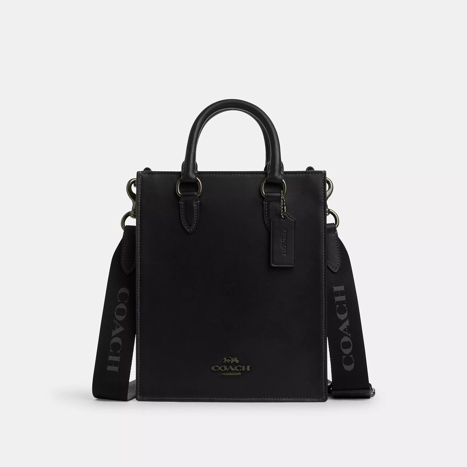 

Сумка-тоут Dylan из фирменной канвы с цветными блоками Coach Outlet, цвет Gunmetal/Black/Charcoal
