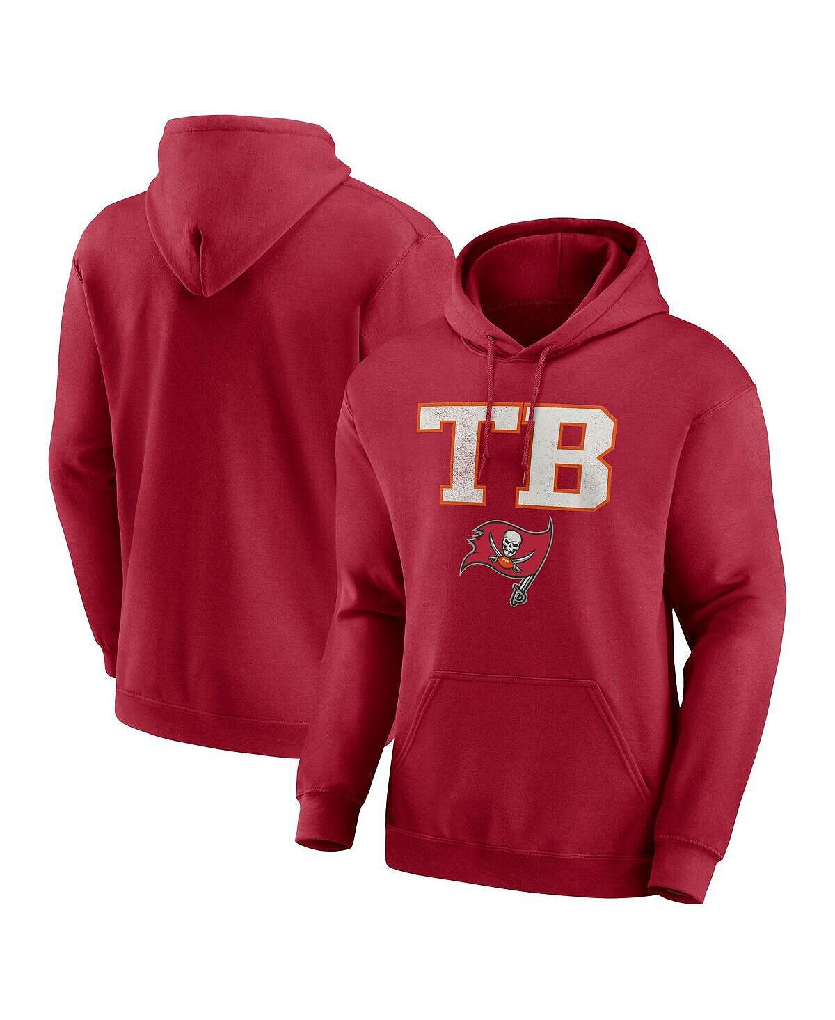 

Мужской красный пуловер с капюшоном Tampa Bay Buccaneers Scoreboard Fanatics