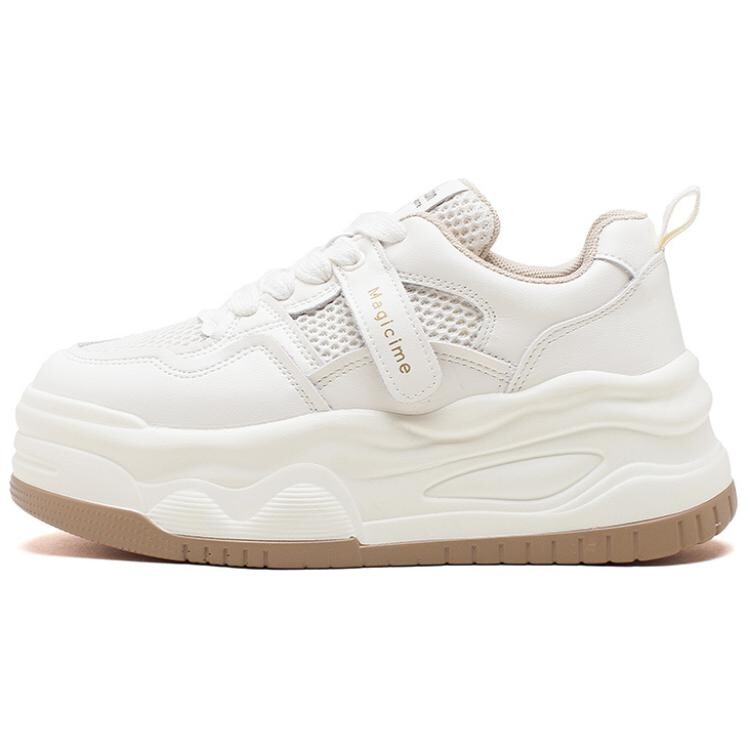 

Кроссовки AGSDON Skateboarding Shoes Women's Low-top, бежевый