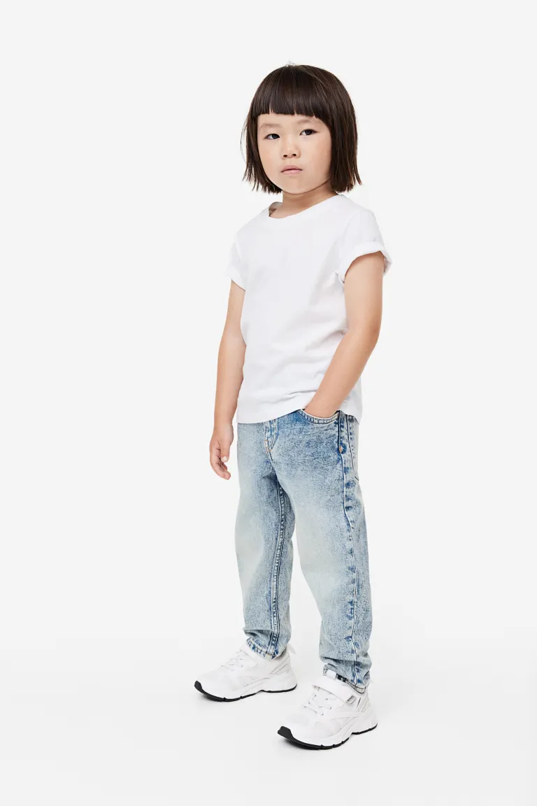 

Джинсы свободного кроя H&M, синий