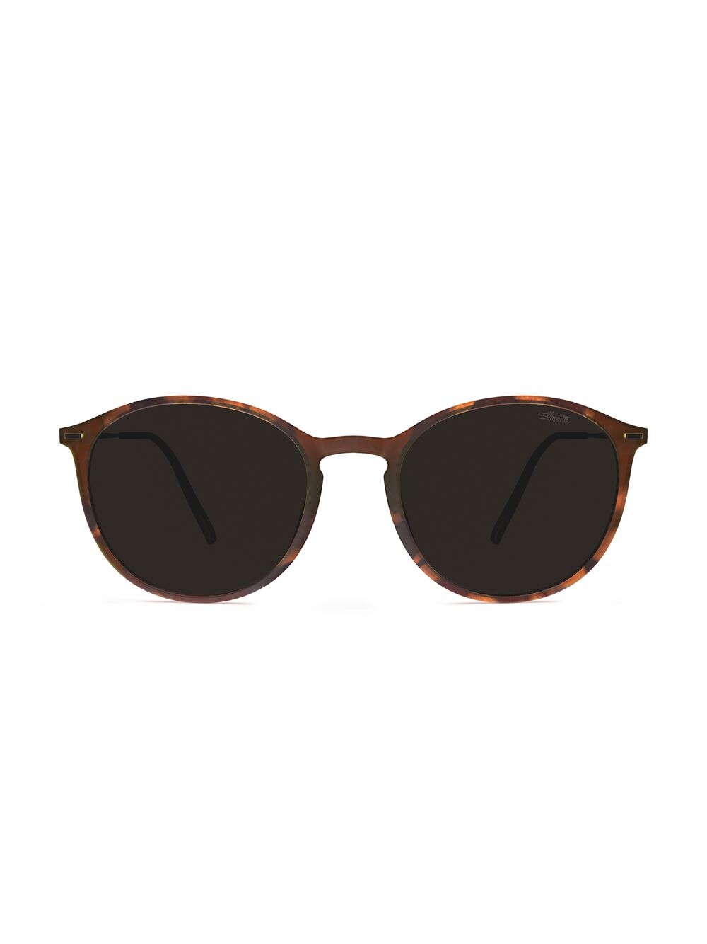 

Круглые солнцезащитные очки Sun Lite Fuschl 51MM Silhouette, черный