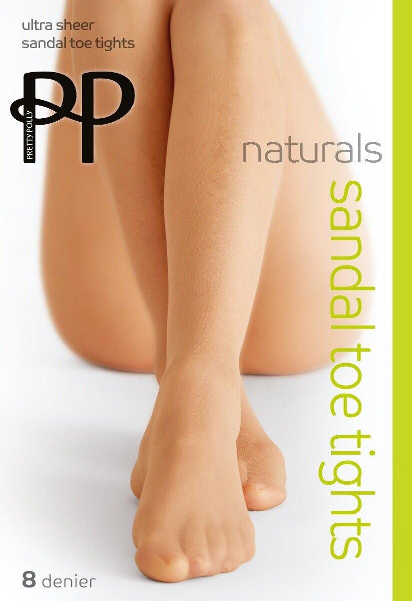 

Колготки-сандалии Naturals плотностью 8 ден с носком Pretty Polly, обнаженная