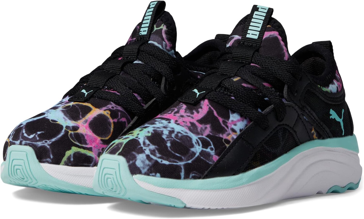 

Кроссовки Soft Sophia Bubble Dye PUMA, цвет Puma Black/Island Paradise