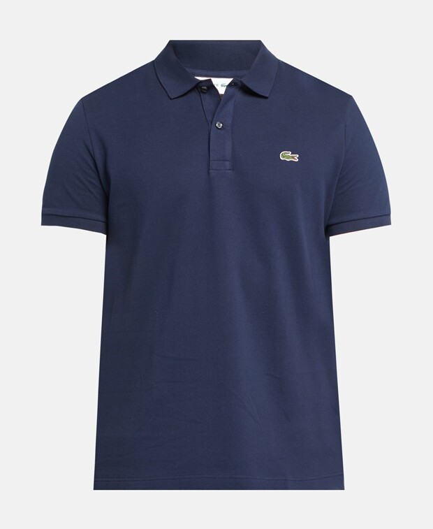 

Рубашка-поло из пике Lacoste, темно-синий