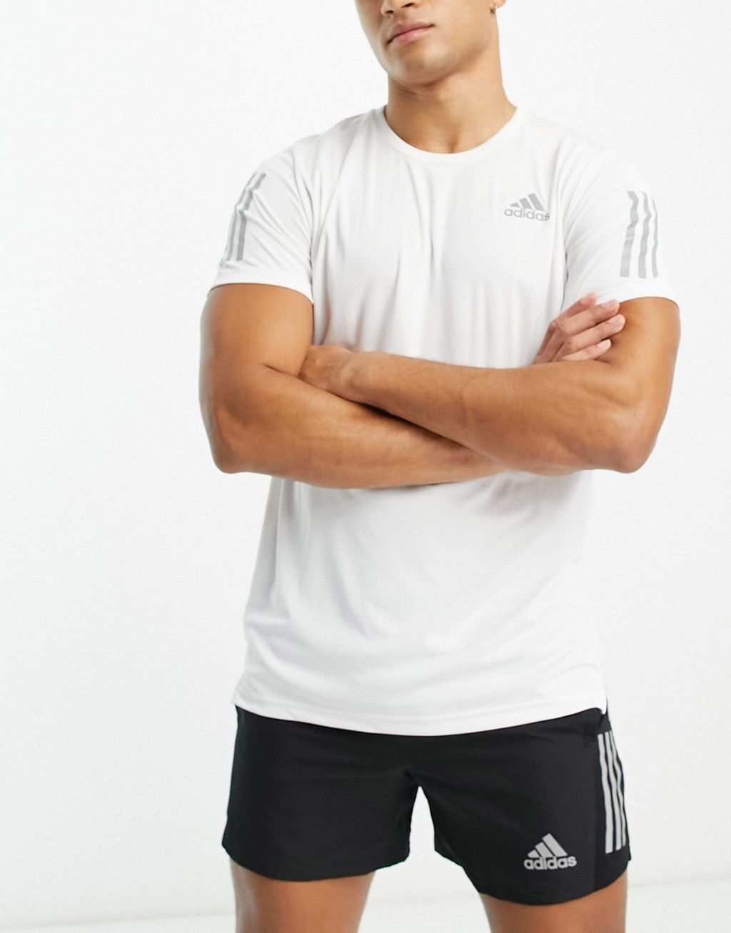 

Белая футболка adidas Running Own The Run, Белый