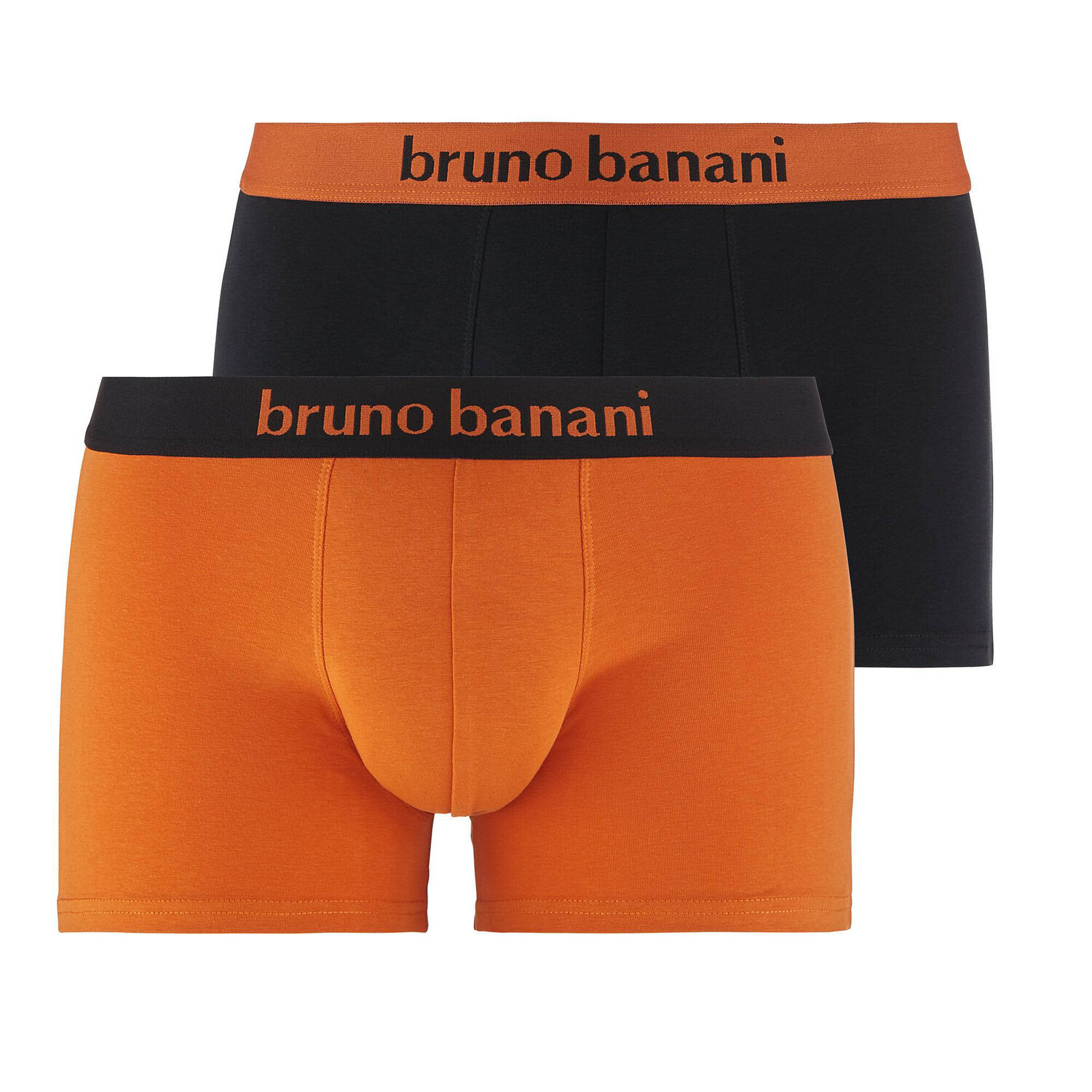 

Боксеры Bruno Banani Boxershort 2 шт, цвет Kürbis/Schwarz