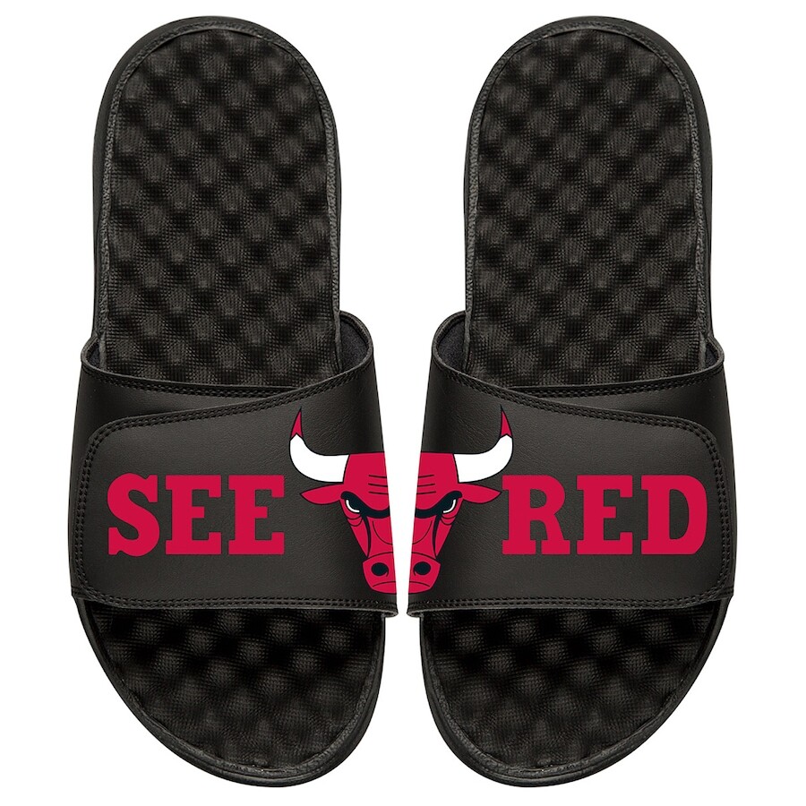 

Шлепанцы ISlide Chicago Bulls, черный