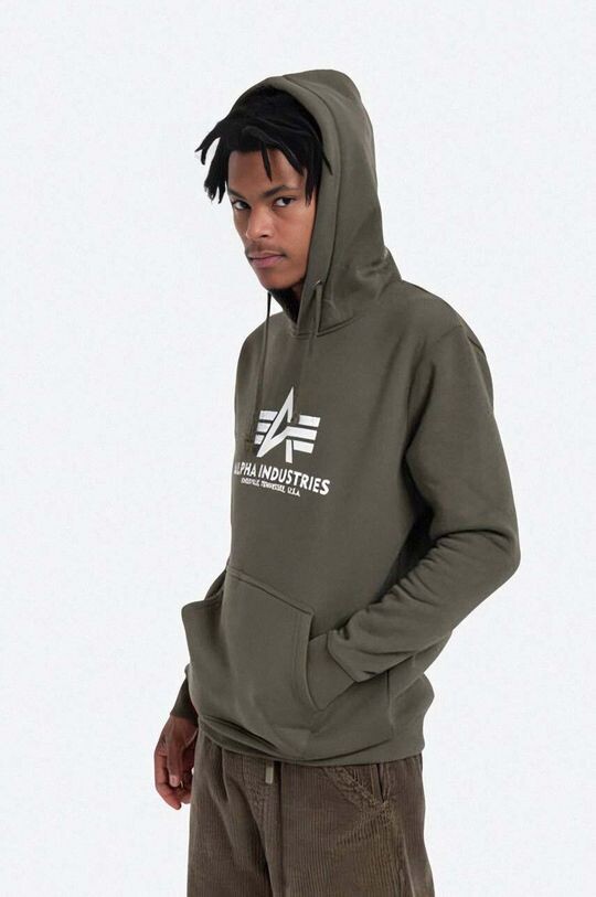 

Базовая толстовка Alpha Industries, зеленый