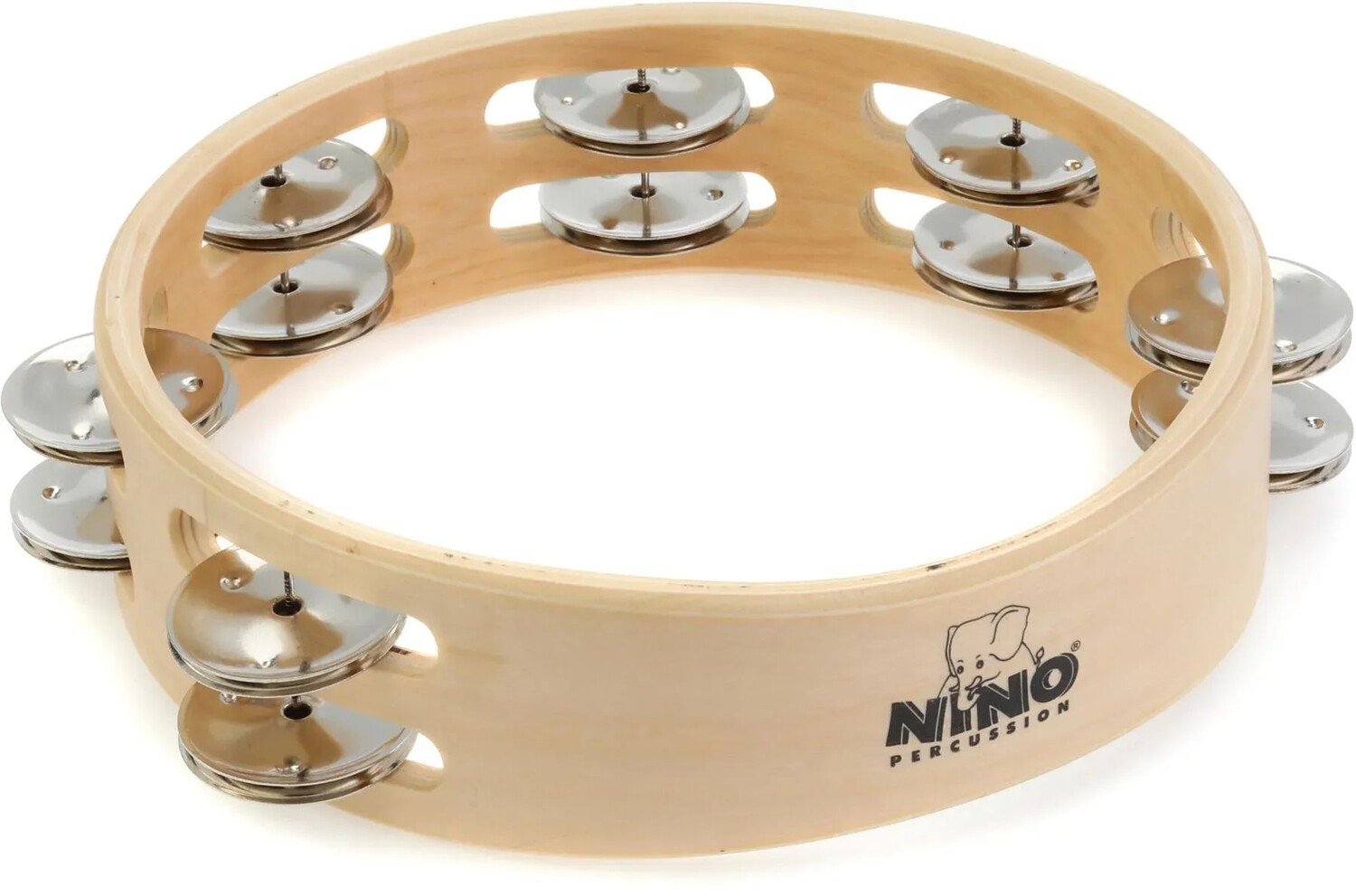 

Новый бубен Nino Wood — 8-дюймовый двойной ряд