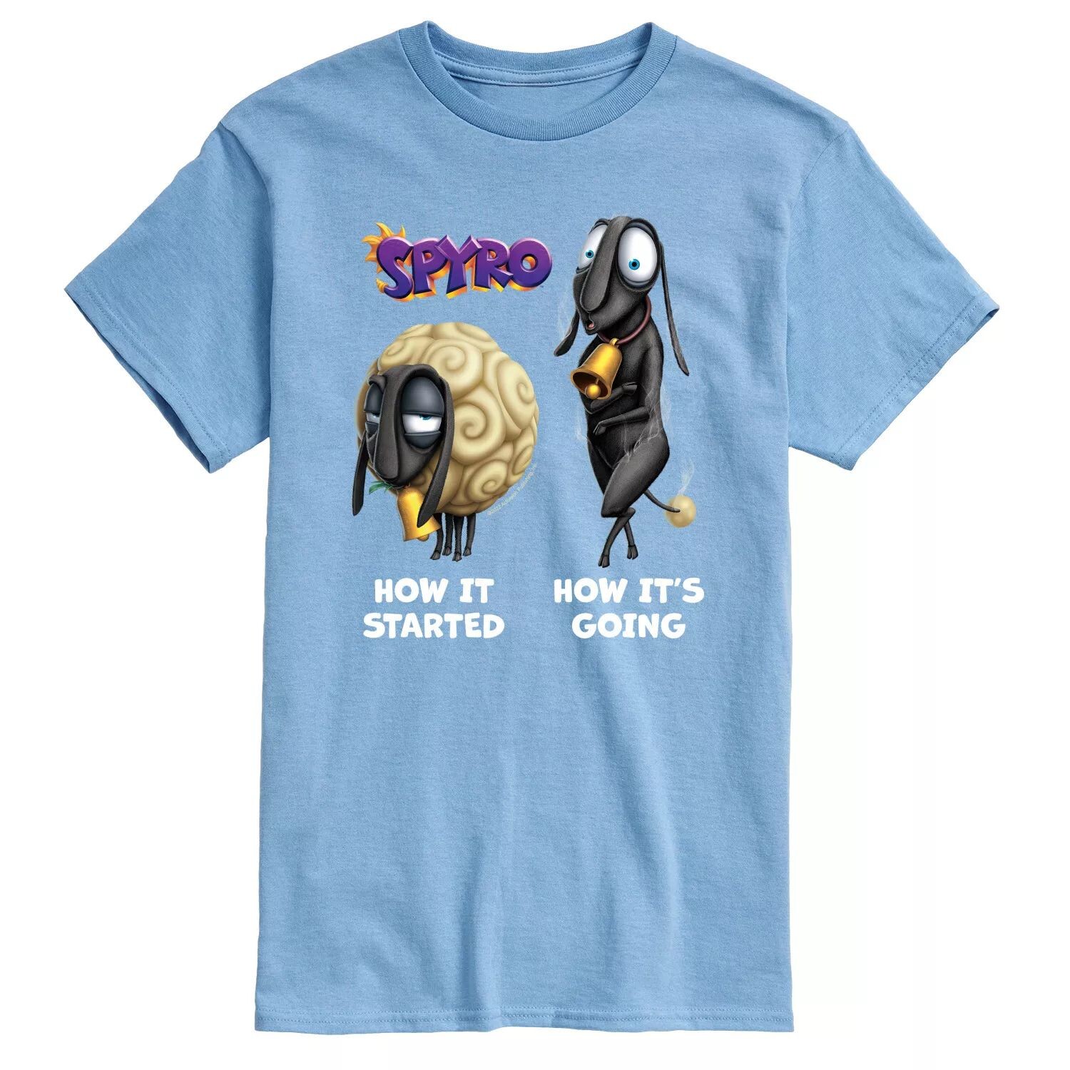 

Мужская футболка Spyro How It Started Sheep Licensed Character