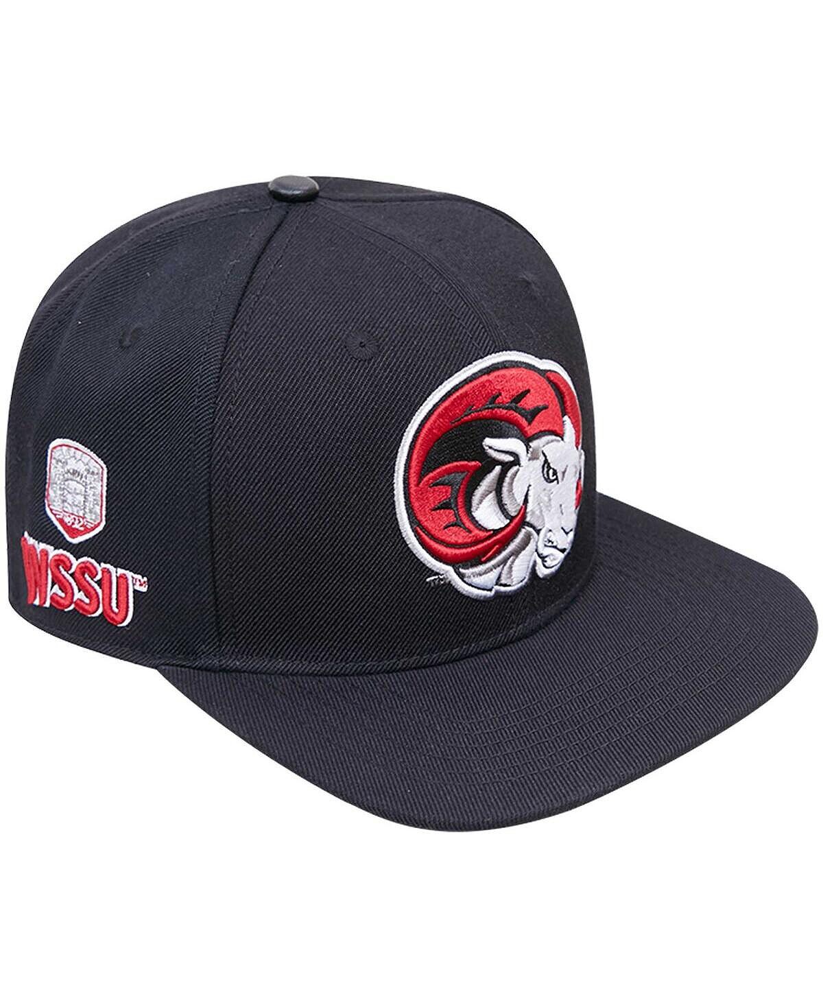 

Черная мужская кепка с логотипом Winston Salem Rams Evergreen Snapback Pro Standard