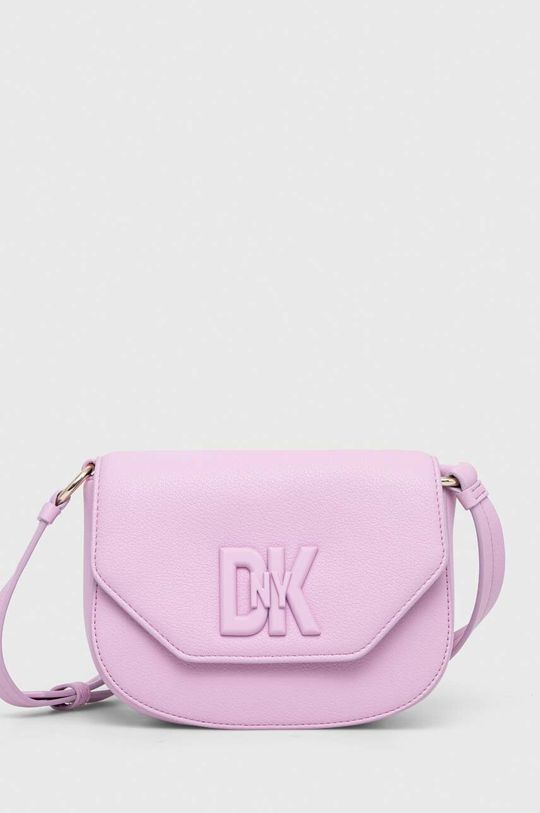 Кожаная сумочка Дкны DKNY, розовый