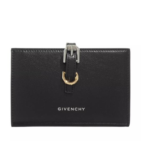 

Кошелек voyou wallet in leather Givenchy, черный