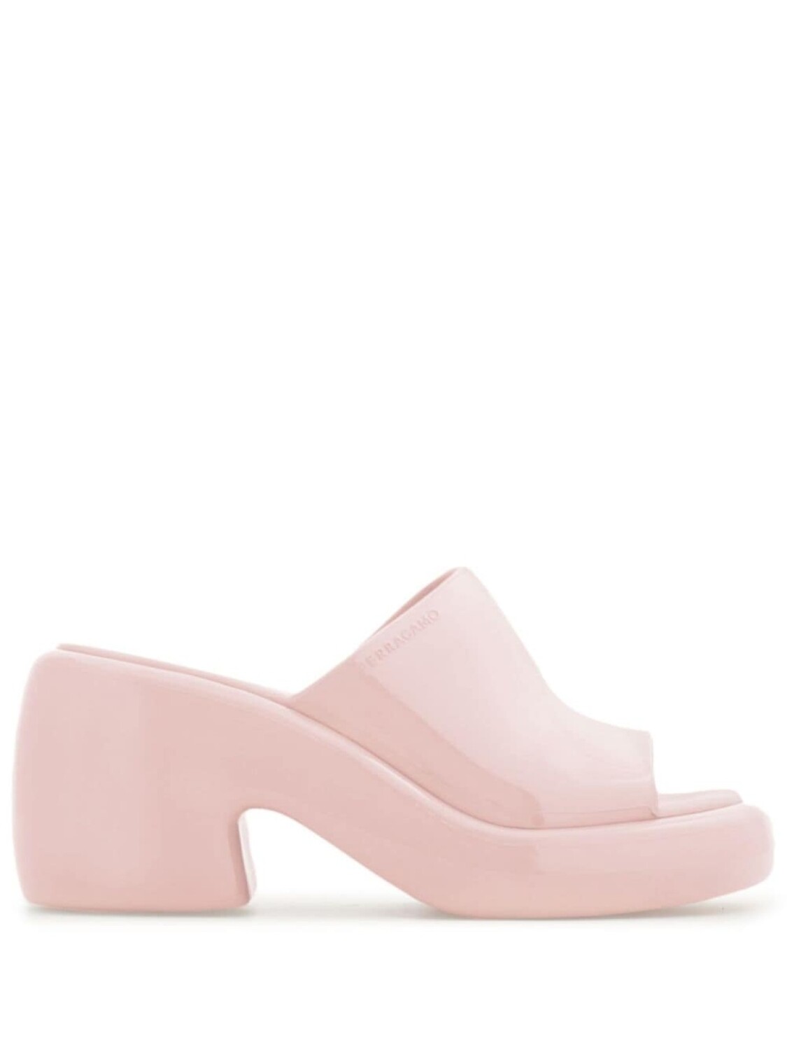 

Ferragamo мюли с открытым носком, розовый